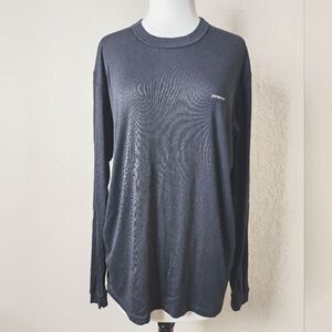 Patagonia Capilene Baselayer Crew Neck  Long Sleeve Shirt Black Size L